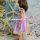 summer cotton hand embroideried girls dress